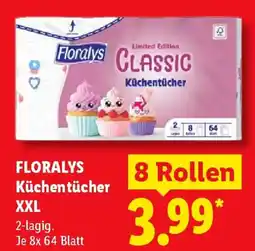 Lidl Floralys Küchentücher Classic Angebot