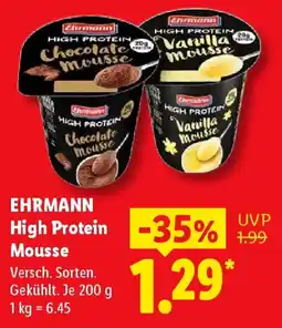 Lidl EHRMANN High Protein Mousse Angebot