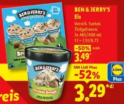 Lidl BEN & JERRY'S Cookie Dough Angebot