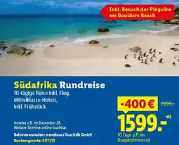 Lidl Südafrika Rundreise Angebot