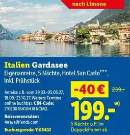 Lidl Italien Gardasee Angebot
