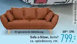 Trends Möbel Sofa 2-Sitzer Angebot
