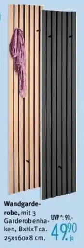 Trends Möbel Wandgarderobe Angebot