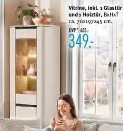 Trends Möbel Vitrine, inkl. 1 Glastür Angebot