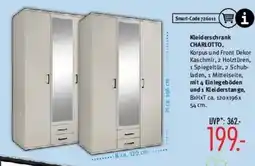 Trends Möbel Kleiderschrank CHARLOTTO Angebot