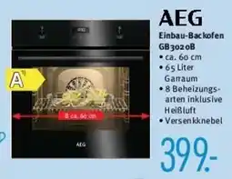 Trends Möbel AEG Einbau-Backofen GB3020B Angebot