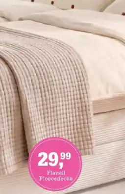 Höffner Flanell Fleece Decke Angebot