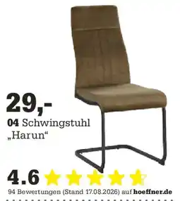 Höffner 04 Schwingstuhl "Harun" Angebot