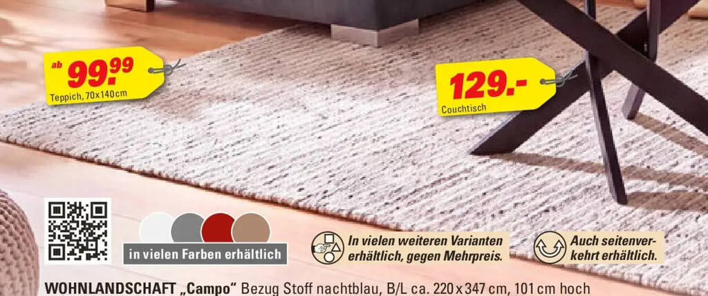 Teppich Angebot bei Höffner