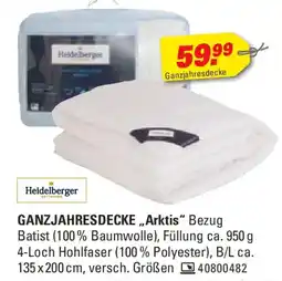 Höffner Heidelberger GANZJAHRESDECKE „Arktis“ Bezug Angebot