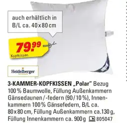 Höffner Heidelberger 3-KAMMER-KOPFKISSEN „Polar“ Angebot