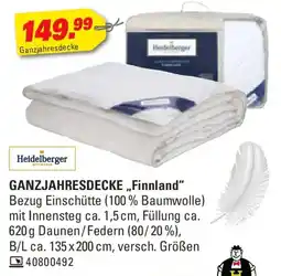 Höffner Heidelberger GANZJAHRESDECKE „Finnland“ Angebot