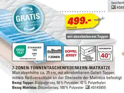 Höffner 7-ZONEN-TONNENTASCHENFEDERKERN-MATRATZE Angebot