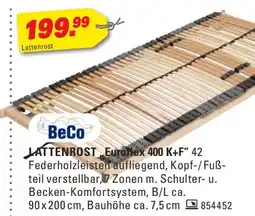 Höffner BeCo LATTENROST Euroflex 400 K+F Angebot
