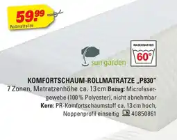 Höffner sun garden KOMFORTSCHAUM-ROLLMATRATZE „P830“ Angebot
