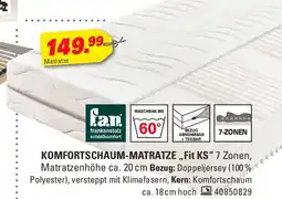 Höffner fan. KOMFORTSCHAUM-MATRATZE „Fit KS“ Angebot