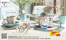 Höffner KOMBISERVICE „Siena“ Steinzeug farblich gemischt Angebot