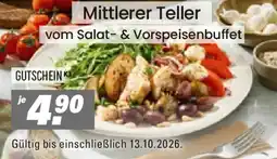 Höffner Mittlerer Teller vom Salat- & Vorspeisenbuffet Angebot