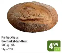 CITTI Markt Freibackhaus Bio Dinkel-Landbrot Angebot