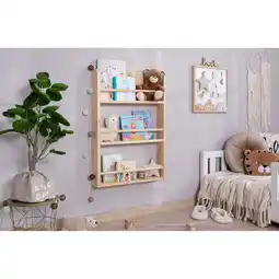 Netto Marken-Discount TiCAA Kinder Bücherregal Toni 55x80 & 60x130 Angebot
