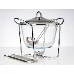 Netto Marken-Discount APS Feuerzangenbowle mit Stövchen, Metall verchromt Angebot