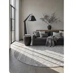 Netto Marken-Discount Flachgewebe-Teppich Polypropylen Grau 160x160 cm - ESERA Kadima Angebot