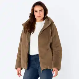 NKD Damen-Jacke aus Kunstpelz mit Kapuze Angebot