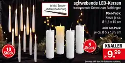 Zimmermann schwebende LED-Kerzen Angebot