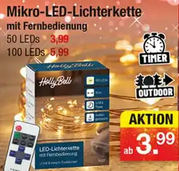 Zimmermann Mikro-LED-Lichterkette mit Fernbedienung Angebot