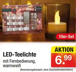 Zimmermann LED-Teelichte mit Fernbedienung, warmweiß Angebot