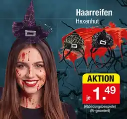 Zimmermann Haarreifen Hexenhut Angebot