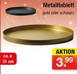 Zimmermann Metalltablett Angebot