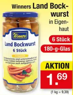 Zimmermann Winners Land Bockwurst in Eigenhaut Angebot