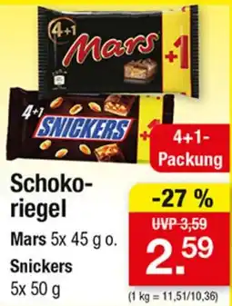 Zimmermann Schoko-riegel Angebot