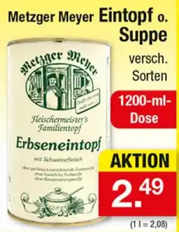 Zimmermann Metzger Meyer Erbseneintopf Angebot