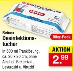 Zimmermann Reinex Desinfektions-tücher Angebot