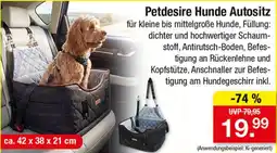 Zimmermann Petdesire Hunde Autositz Angebot