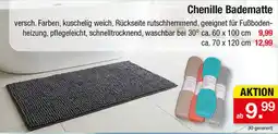 Zimmermann Chenille Badematte Angebot