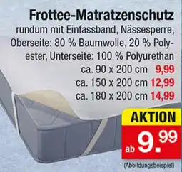 Zimmermann Frottee-Matratzenschutz Angebot