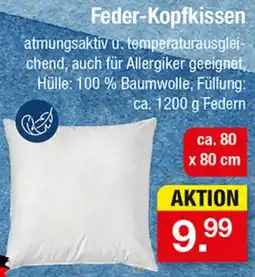 Zimmermann Feder-Kopfkissen Angebot