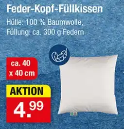 Zimmermann Feder-Kopf-Füllkissen Angebot