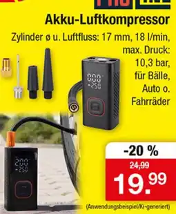 Zimmermann Akku-Luftkompressor Angebot