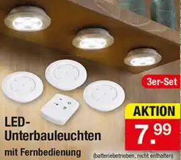 Zimmermann LED-Unterbauleuchten mit Fernbedienung Angebot