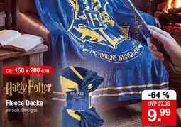 Zimmermann Harry Potter Fleece Decke Angebot