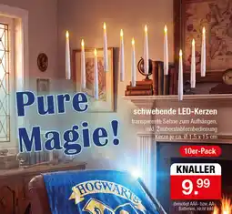 Zimmermann schwebende LED-Kerzen Angebot