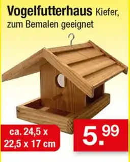 Zimmermann Vogelfutterhaus Kiefer Angebot