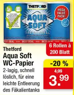 Zimmermann Thetford Aqua Soft WC-Papier Angebot