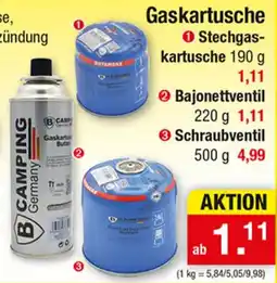 Zimmermann Gaskartusche Stechgas- Angebot