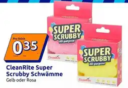 Action CleanRite Super Scrubby Schwämme Angebot