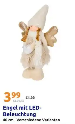 Action Engel mit LED-Beleuchtung Angebot